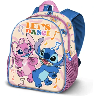 Afbeelding van Disney Lilo &amp; Stitch 3D Rugzak Roze &#039;&#039;Let`s Dance&#039;&#039;