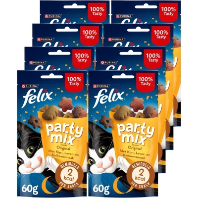Afbeelding van 8x Felix Snack Party Mix Original 60 gr