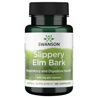 Afbeelding van Swanson Slippery Elm Bark, 400 mg 60 capsules
