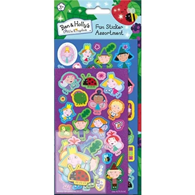 Afbeelding van Paper Projects Ben &amp; Holly&#039;s Little Kingdom Assortiment Stickerpakket Inclusief 3 soorten stickers Perfect voor decoratie en scrapbooking, blauw, 24,5 cm x 11 (01.70.31.015)