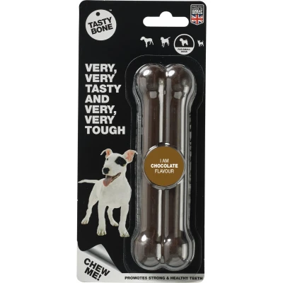 Afbeelding van TastyBone Small Chocolate Hond Kauwspeelgoed Vegan Kluif Nylabone