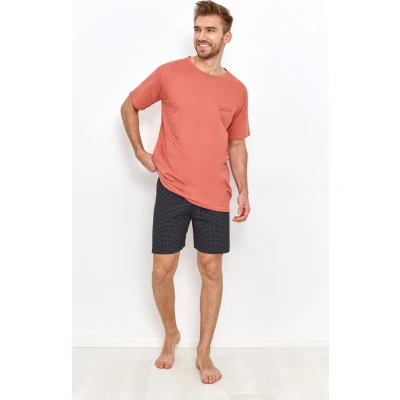 Afbeelding van Taro Short Pyjama Charlie 100% Katoen. Maat XXL.