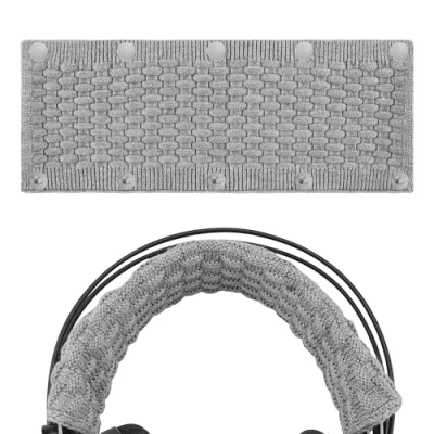 Afbeelding van Geekria Gebreide stoffen hoofdband pad compatibel met Logitech, Turtle Beach, Panasonic, AKG, Sennheiser, Sony hoofdtelefoon vervanging hoofdband/hoofdband kussen/vervangende reparatie onderdelen