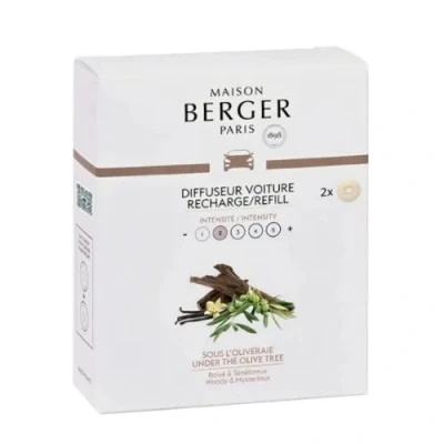 Afbeelding van Maison Berger Navulling Autoparfum Under The Olive Tree 2 stuks