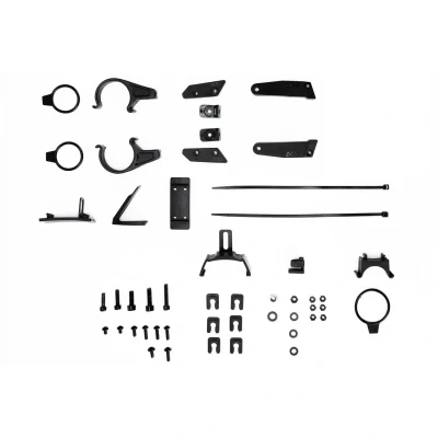 Afbeelding van ACID Spatbordset 65 27.5&quot; adapterstysteem Lichtkabelgeleider Kunststof Zwart