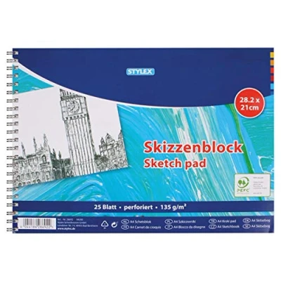 Afbeelding van Schetsboek Stylex A4 (25 vellen)