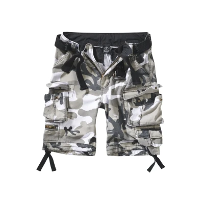 Afbeelding van Brandit Savage Vintage Shorts, Heren, Maat: XXL, Snowcamo