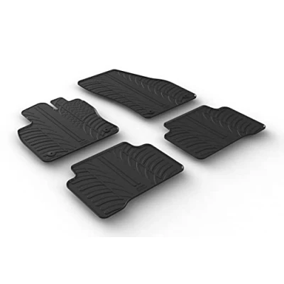 Afbeelding van Gledring Rubbermatten passend voor Volkswagen Touran 2015 (handgeschakeld) (T profiel 4 delig + montageclips)