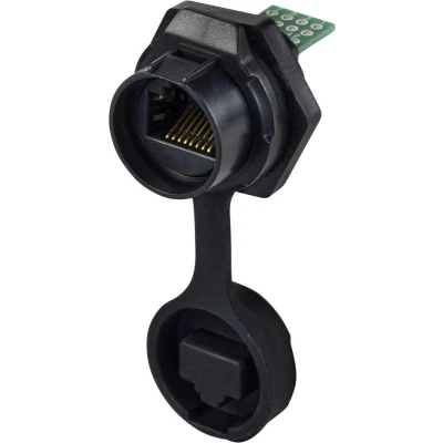 Afbeelding van TRU COMPONENTS TC 12770456 Inbouwbus, RJ45 op PCB IP67 Met afdekking 1 stuk(s)