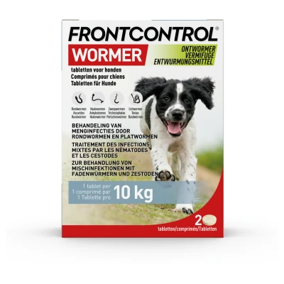 Afbeelding van Frontcontrol Wormer Ontworming tabletten Hond 2