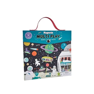 Afbeelding van Floss &amp; Rock Magnetische Speeldoos, Space 4 in 1 23.5 x 22.5 2cm