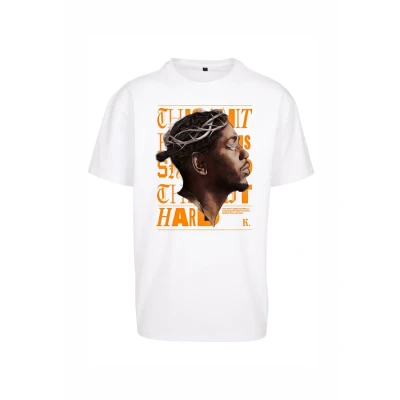 Afbeelding van Upscale by Mister Tee KDOT Oversize Tshirt print, Heren, Maat: Large, White