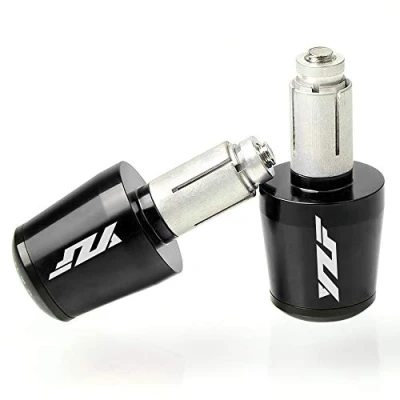 Afbeelding van 2 Stuks Contragewichten Stuur Rockers Voor YZF R1 R3 R6 R6S R25 R125 600R Zwart