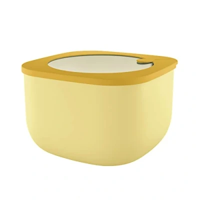 Afbeelding van Guzzini Store&amp;More Kitchen Active Design Hoge luchtdichte containers voor koelkast/ZER/magnetron (L), 19,5 x 12,3 cm, geel (oker)