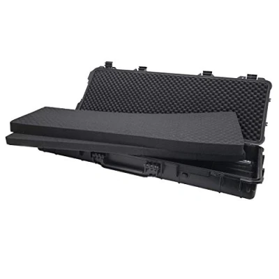 Afbeelding van HMF ODK200 geweerkoffer voor buiten, met schuimrooster 113 x 42 16,5 cm