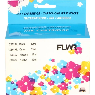 Afbeelding van FLWR HP 903XL Multipack zwart en kleur cartridge