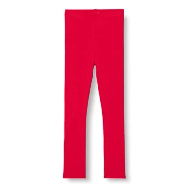 Afbeelding van loud + proud Uniseks kinderen, GOTS gecertificeerde leggings, tomaat, 98 104