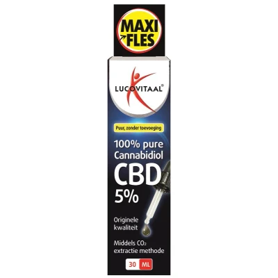 Afbeelding van 2+2 gratis: 3x Lucovitaal CBD Cannabidiol Olie 5% 30 ml