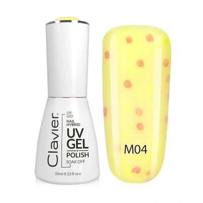Afbeelding van Clavier UV/LED Hybrid Gellak Luxury 10ml. Multi Flavours Lemon Curd M04
