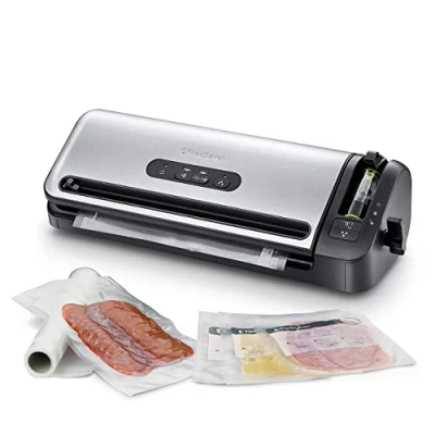 Afbeelding van Foodsaver Vacuummeerapparaat Top Line Fresh RVS Geïntegreerde rol opslag en foliesnijder