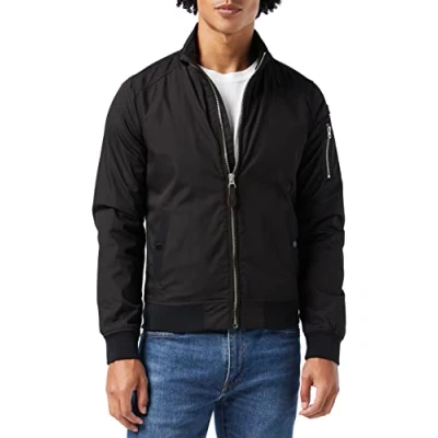 Afbeelding van Schott Kenny Bomberjacks, Heren, Maat: Large, Black