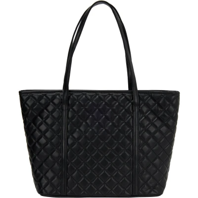 Afbeelding van faina Shoulder Shopper, Dames, Maat: One Size, Black