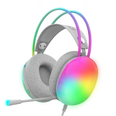 Afbeelding van INCA Gaming Headset IGK X8Y 7.1, USB, RGB LED. Wit. Geschikt voor Android, iOS, MAC, Nintendo Wii U, Wii, PlayStation 1 t/m 5, Vita, X, PSP, Windows, Xbox(Nu 34,99 bij BasicTeQ)
