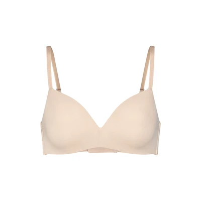 Afbeelding van Skiny Dames multifunctionele draadloze padded beha Micro Essentials, beige, 70A
