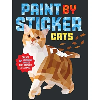 Afbeelding van Paint by Sticker: Cats: Create 12 Stunning Images One Sticker at a Time!