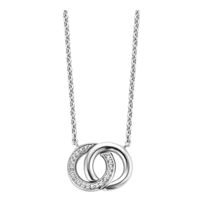 Afbeelding van Ti Sento Milano 3822ZI Ketting zilver zirconia wit