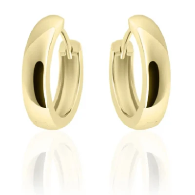 Afbeelding van Schitterende 14 Karaat Gouden Klapoorbellen 18 mm. Oorringen Oorbellen Dames mm Jonline
