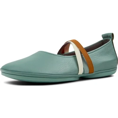 Afbeelding van Camper Dames Rechts Nina K201665 Ballerina, Medium Groen 008 Tws, 40 EU