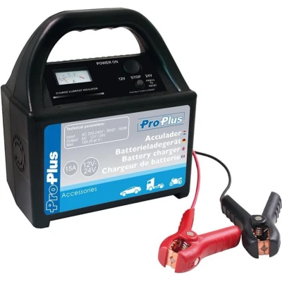 Afbeelding van Pro Plus Acculader 12 Volt &amp; 24 15 Ampère