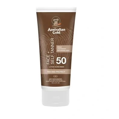 Afbeelding van Australian Gold Face Guard Crème SPF 50 Facecream with Self Tanner 88ml