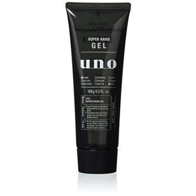 Afbeelding van Shiseido Uno Herenhaar Styling Super Harde Gel Nat Effect 180 g