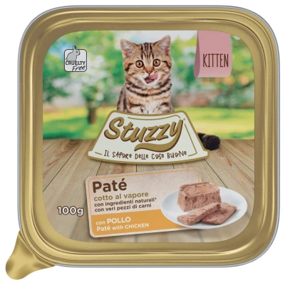 Afbeelding van Mister Stuzzy Cat Paté Kitten Kattenvoer Kip 100 g