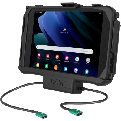 Afbeelding van USB C actieve houder + Data Dock Samsung Tab Active5 &amp; 3