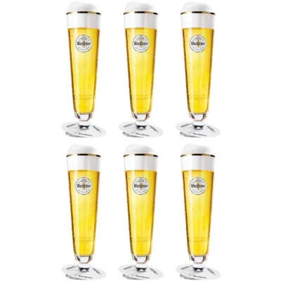Afbeelding van Warsteiner Bierglazen Op Voet 400 ml 6 Stuks