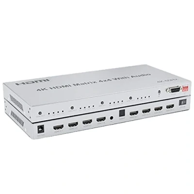 Afbeelding van 4x4 HDMI Matrix 4K@60Hz Audio Extractor
