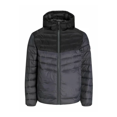 Afbeelding van Jack &amp; Jones Puffer Winterjas, Heren, Maat: Large, Asphalt