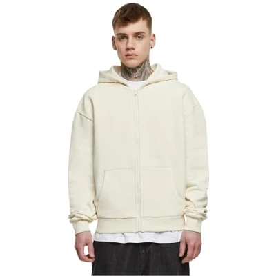 Afbeelding van Urban Classics Ultra Heavy Sweater met rits, Heren, Maat: XXL, Whitesand