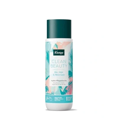 Afbeelding van Kneipp Clean Beauty Hydro verzorgende douchegel, biologische algen en zeezout, vochtinbrengende douchegel met milde suikertensiden voor een extra zachte reiniging, zonder microplastics siliconen,
