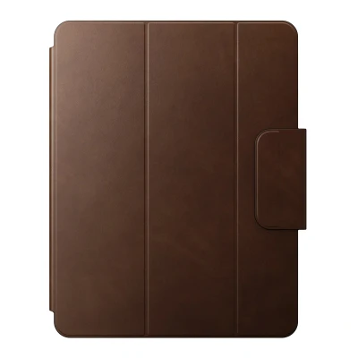 Afbeelding van Nomad Leather Folio case voor de iPad Pro 13 (2024) M4 Brown