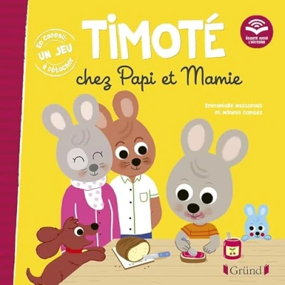 Afbeelding van Timoté chez Papi et Mamie (Écoute aussi l&#039;histoire) Album jeunesse À partir de 2 ans