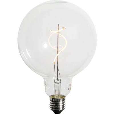 Afbeelding van LUEDD E27 dimbare LED spiraal filament G125 4W 270 lm 2200K