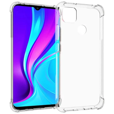 Afbeelding van Xiaomi Redmi 9C Hoesje Siliconen en TPU (zacht) iMoshion Softcase/Backcover Transparant Telefoonhoesje