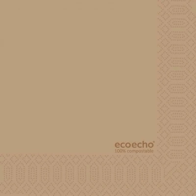 Afbeelding van Servetten tissue 24cm 2 laags Eco Echo