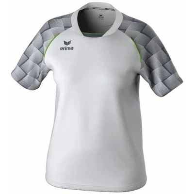 Afbeelding van Erima Evo Star Shirt Korte Mouw Dames Wit / Slate Grey Maat: 36