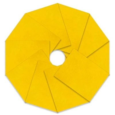 Afbeelding van Trimits Craft Vilt, 10 Pack, Geel, 23 x 30cm