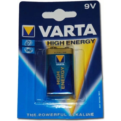 Afbeelding van Varta Energy Alkaline batterij 9V blokbatterij LR61